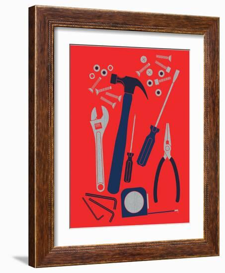 Tool Box-null-Framed Giclee Print