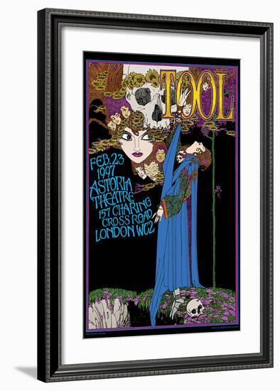 Tool concert poster, London, England-Bob Masse-Framed Art Print