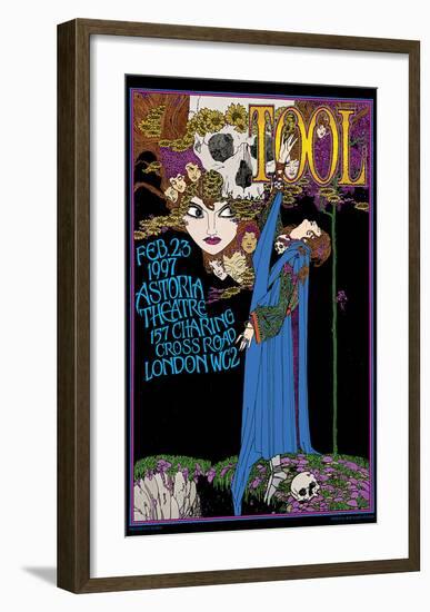 Tool concert poster, London, England-Bob Masse-Framed Art Print