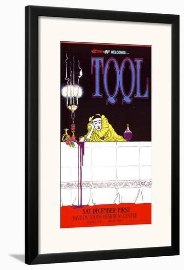 Tool in Concert-Bob Masse-Framed Art Print