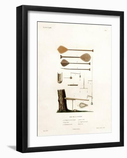 Tools of the Society Islands-Ambroise Tardieu-Framed Giclee Print