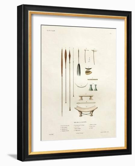 Tools of the Society Islands-Ambroise Tardieu-Framed Giclee Print