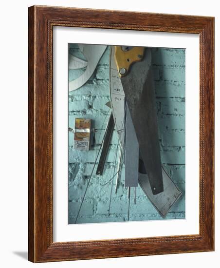 Tools of the Trade for Local Artisan and Tinsmith, Oaxaca, Mexico-Judith Haden-Framed Photographic Print