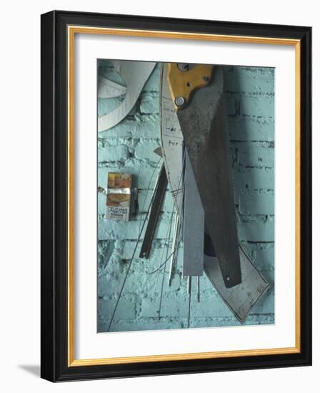 Tools of the Trade for Local Artisan and Tinsmith, Oaxaca, Mexico-Judith Haden-Framed Photographic Print