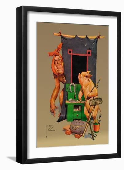 Tooth Ache-Lawson Wood-Framed Art Print