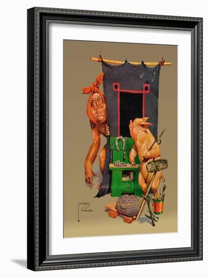 Tooth Ache-Lawson Wood-Framed Art Print