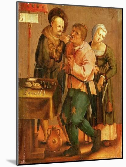 Tooth Extraction-Lucas van Leyden-Mounted Giclee Print