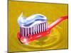 Toothbrush-Victor Habbick-Mounted Photographic Print