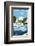 Tooting Bec Lido - Dave Thompson Contemporary Travel Print-Dave Thompson-Framed Giclee Print