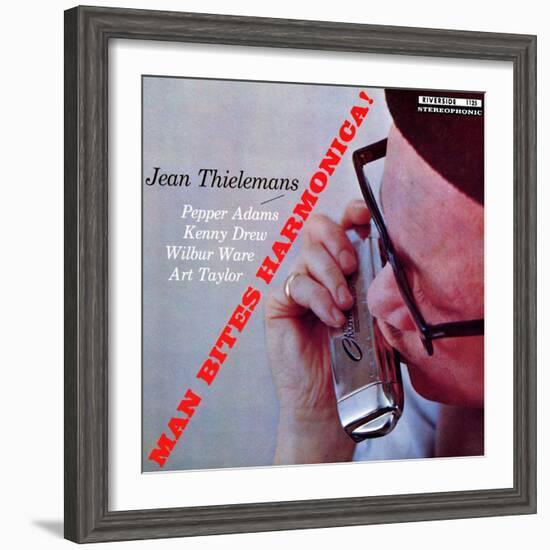 Toots Thielemans - Man Bites Harmonica!-null-Framed Art Print