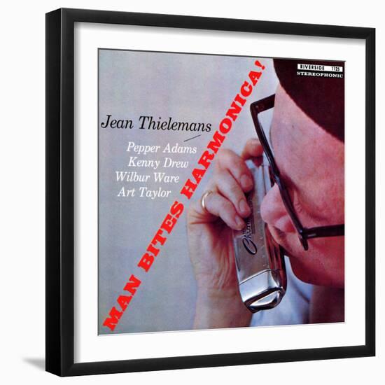 Toots Thielemans - Man Bites Harmonica!-null-Framed Art Print