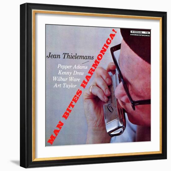 Toots Thielemans - Man Bites Harmonica!-null-Framed Art Print