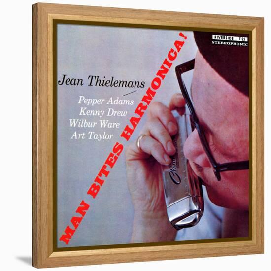 Toots Thielemans - Man Bites Harmonica!-null-Framed Stretched Canvas