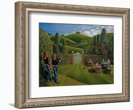 Tootsies Restaurant, 1977 (Oil on Canvas)-Liz Wright-Framed Giclee Print