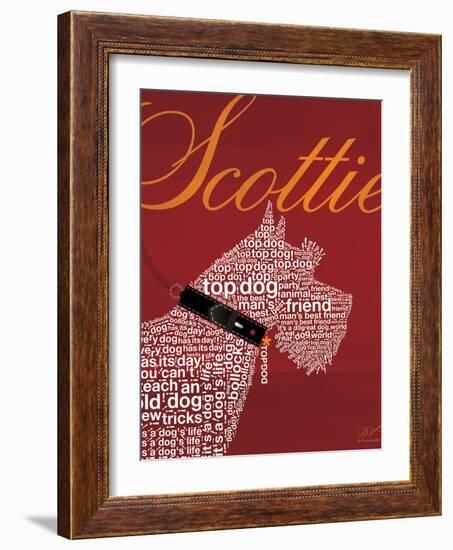 Top Dog Scottie-Dominique Vari-Framed Art Print