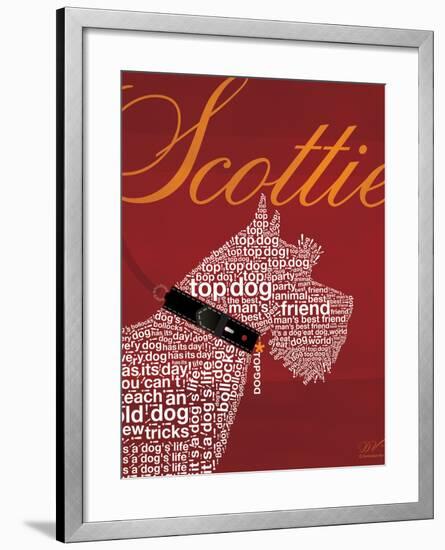 Top Dog Scottie-Dominique Vari-Framed Art Print