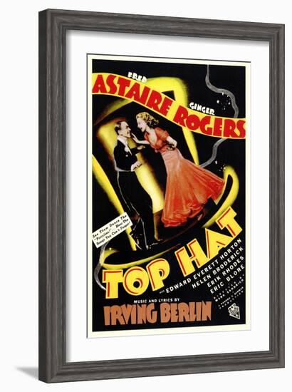 Top Hat, 1935-null-Framed Art Print