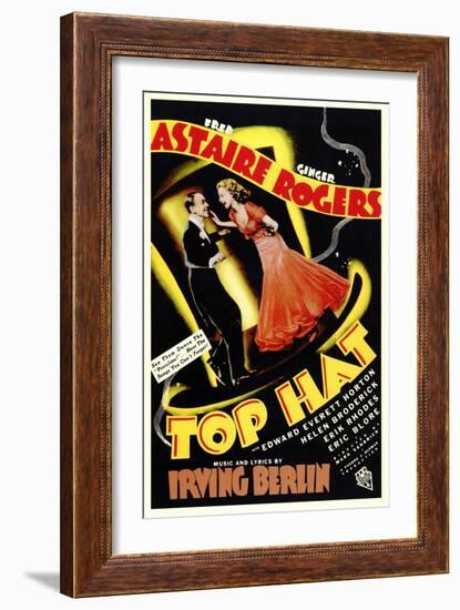 Top Hat, 1935-null-Framed Art Print