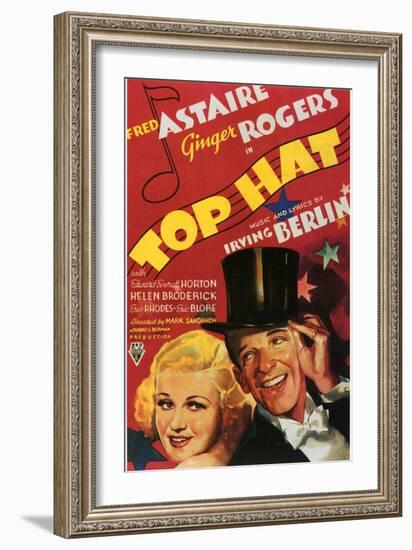 Top Hat, 1935-null-Framed Art Print