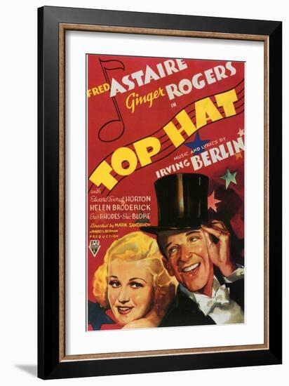 Top Hat, 1935-null-Framed Art Print