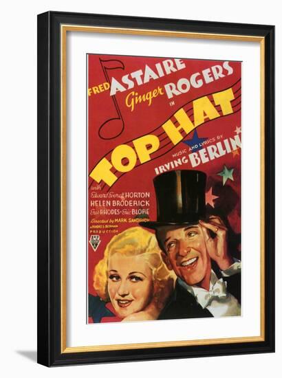 Top Hat, 1935-null-Framed Art Print