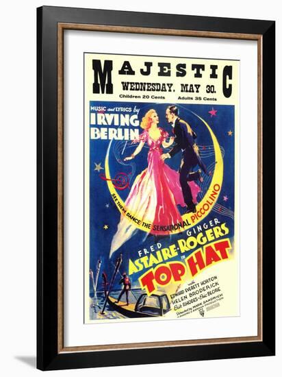 Top Hat, 1935-null-Framed Art Print