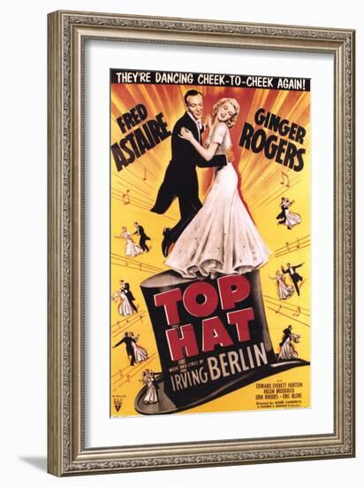 Top Hat, 1935-null-Framed Art Print