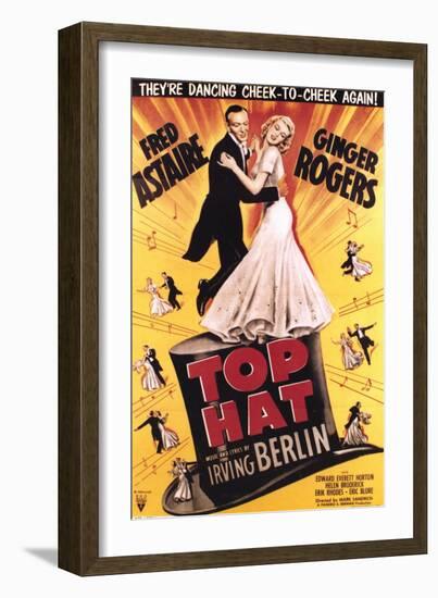 Top Hat, 1935-null-Framed Art Print