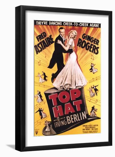 Top Hat, 1935-null-Framed Art Print