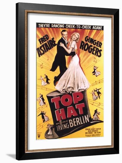 Top Hat, 1935-null-Framed Art Print