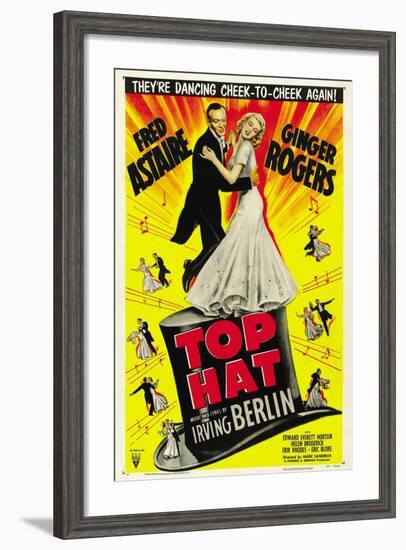 Top Hat, Directed by Mark Sandrich, 1935-null-Framed Giclee Print