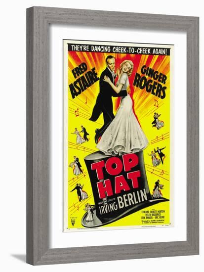 Top Hat, Directed by Mark Sandrich, 1935-null-Framed Giclee Print