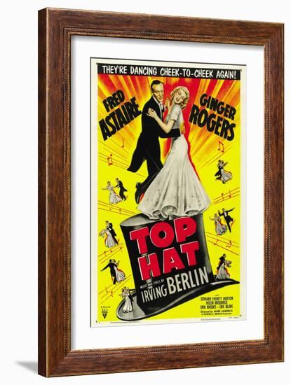 Top Hat, Directed by Mark Sandrich, 1935-null-Framed Giclee Print