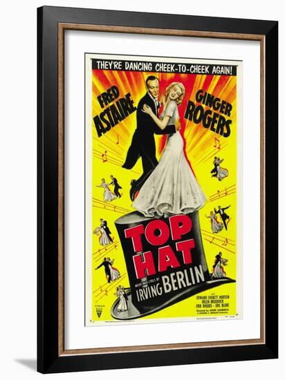 Top Hat, Directed by Mark Sandrich, 1935-null-Framed Giclee Print