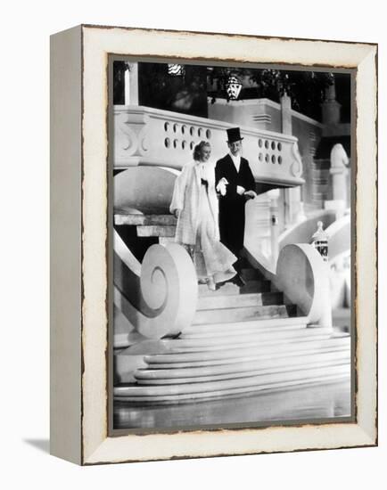 Top Hat, Ginger Rogers, Fred Astaire, 1935-null-Framed Stretched Canvas