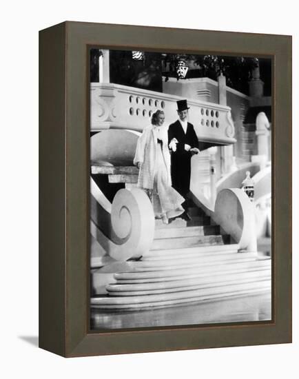 Top Hat, Ginger Rogers, Fred Astaire, 1935-null-Framed Stretched Canvas