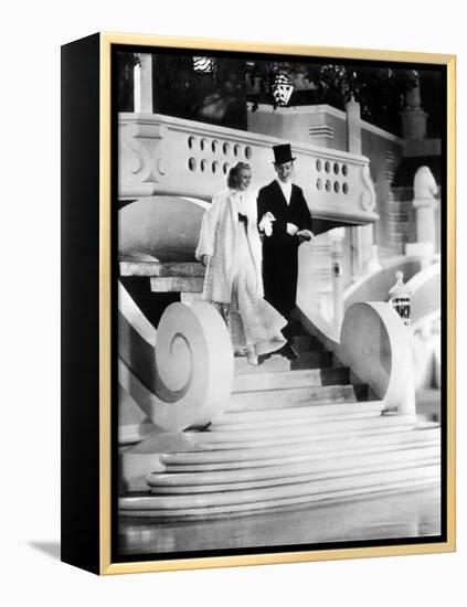 Top Hat, Ginger Rogers, Fred Astaire, 1935-null-Framed Stretched Canvas