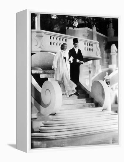 Top Hat, Ginger Rogers, Fred Astaire, 1935-null-Framed Stretched Canvas