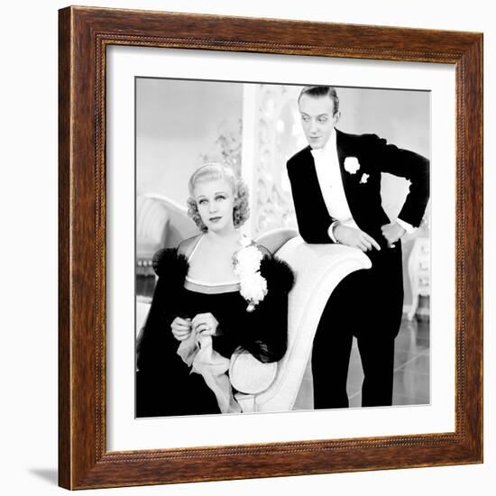 Top Hat, Ginger Rogers, Fred Astaire, 1935-null-Framed Photo