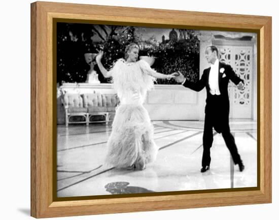 Top Hat, Ginger Rogers, Fred Astaire, 1935-null-Framed Stretched Canvas