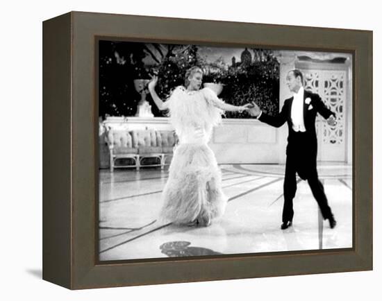 Top Hat, Ginger Rogers, Fred Astaire, 1935-null-Framed Stretched Canvas