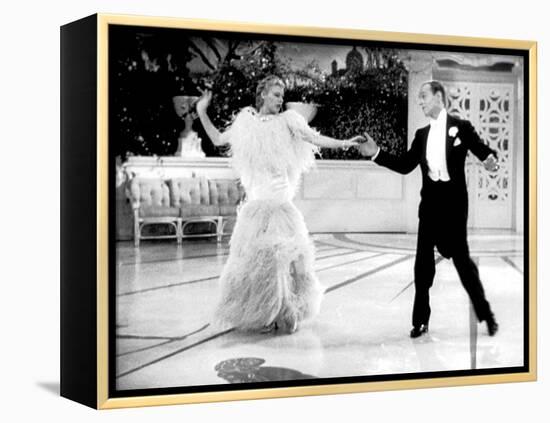 Top Hat, Ginger Rogers, Fred Astaire, 1935-null-Framed Stretched Canvas