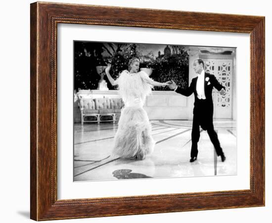 Top Hat, Ginger Rogers, Fred Astaire, 1935-null-Framed Premium Photographic Print