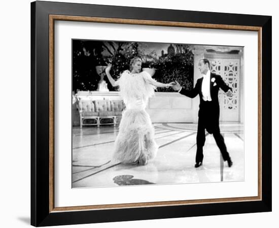 Top Hat, Ginger Rogers, Fred Astaire, 1935-null-Framed Premium Photographic Print