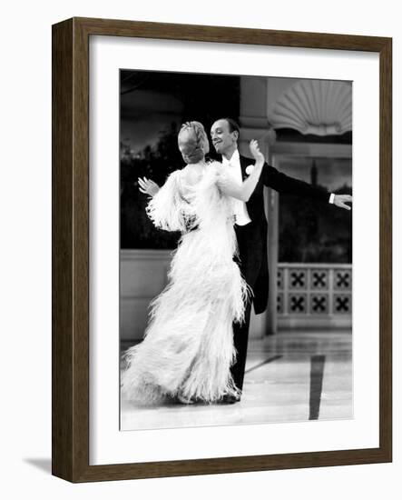 Top Hat, Ginger Rogers, Fred Astaire, 1935-null-Framed Premium Photographic Print