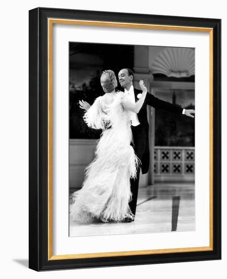 Top Hat, Ginger Rogers, Fred Astaire, 1935-null-Framed Premium Photographic Print