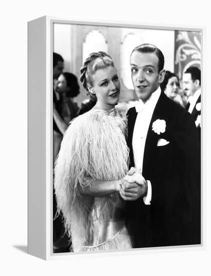 Top Hat, Ginger Rogers, Fred Astaire, 1935-null-Framed Stretched Canvas