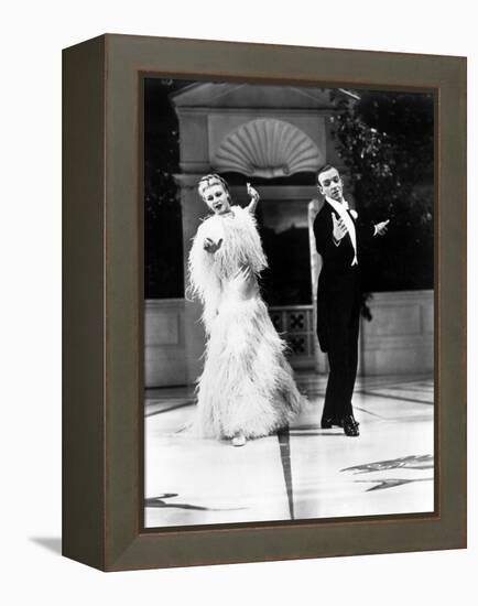 Top Hat, Ginger Rogers, Fred Astaire, 1935-null-Framed Stretched Canvas