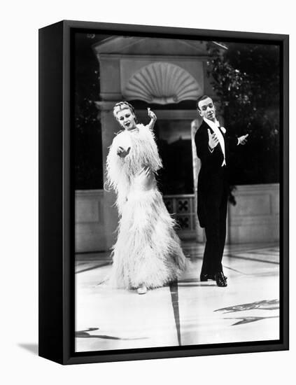 Top Hat, Ginger Rogers, Fred Astaire, 1935-null-Framed Stretched Canvas