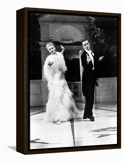 Top Hat, Ginger Rogers, Fred Astaire, 1935-null-Framed Stretched Canvas